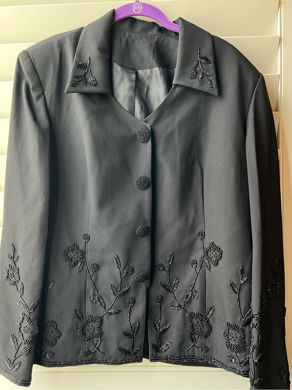 Unbranded No tags Embellished Black Women's Jacket